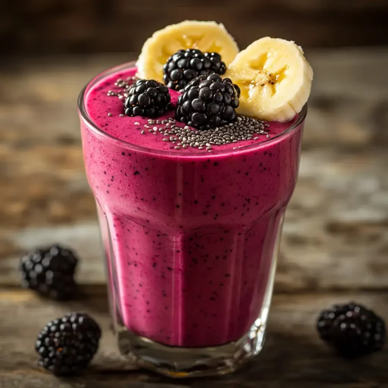 Blackberry Banana Smoothie recipe