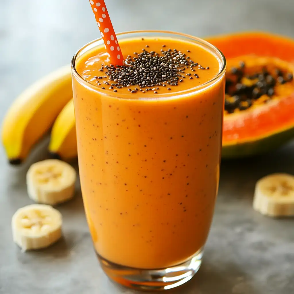 Papaya and Banana Smoothie