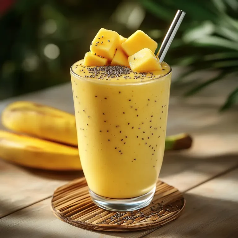 Banana Mango Smoothie