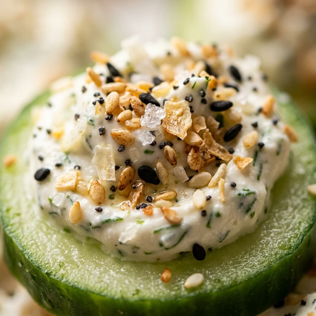 Everything Bagel Cucumber Bites
