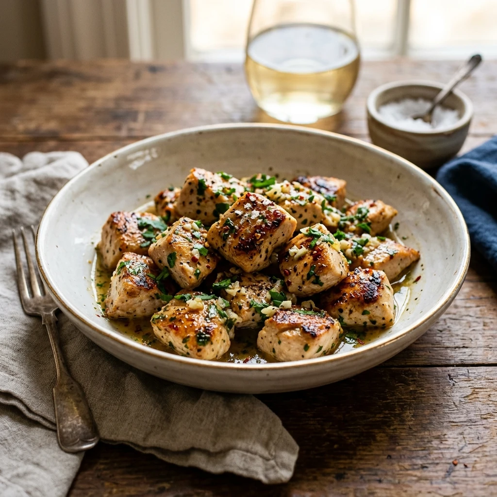 Garlic Butter Chicken Bites