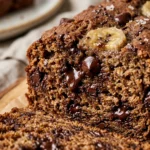 High Protein Chocolate Chip Banana Bread